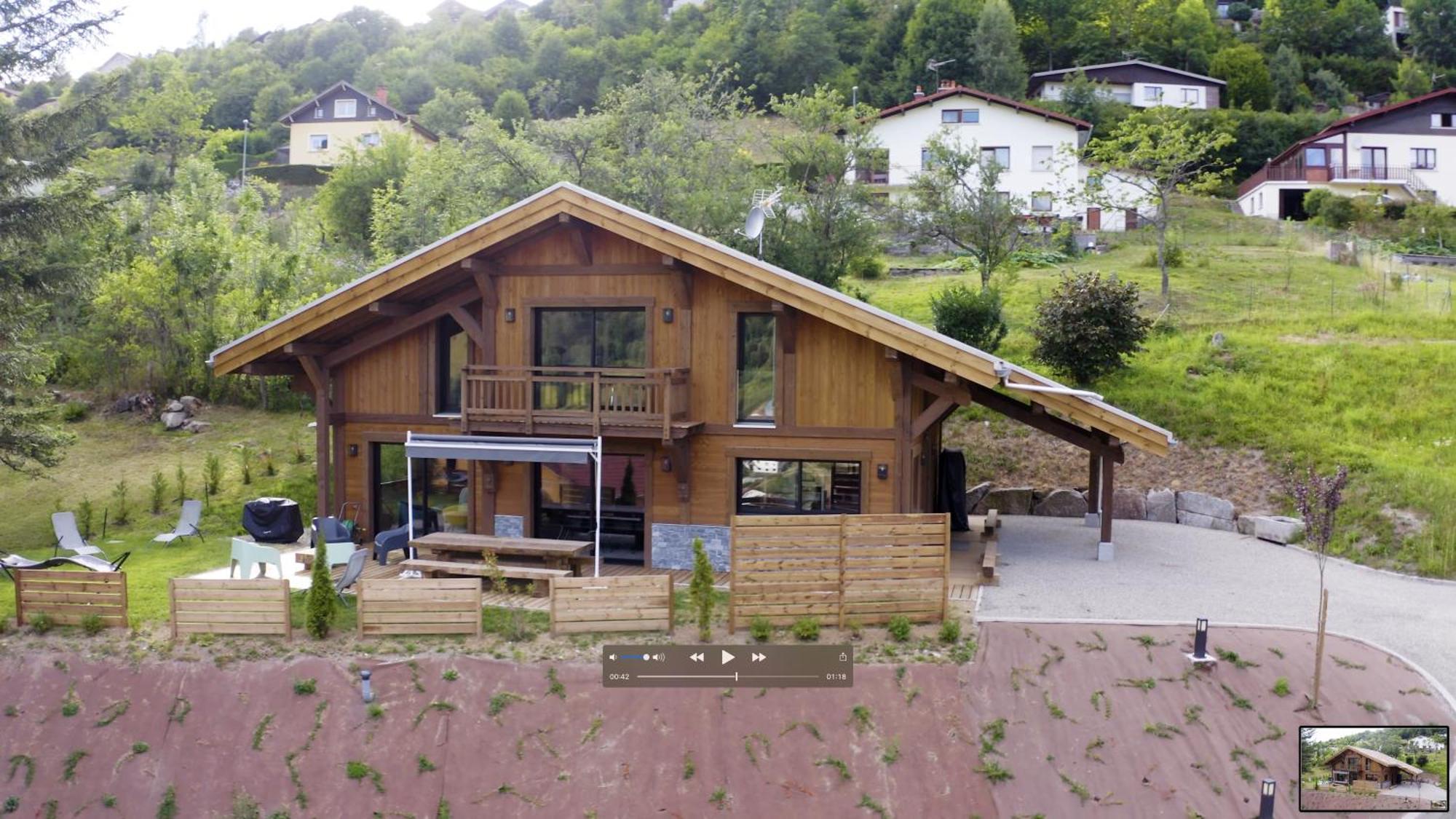 Le Chalet Margaux La Bresse Luaran gambar